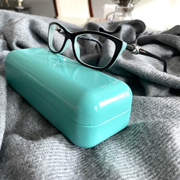 Black on Tiffany Blue Glasses - Picture 3 of 7